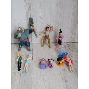 Disney mixed characters princess elsa Mulan‎ coco toy set